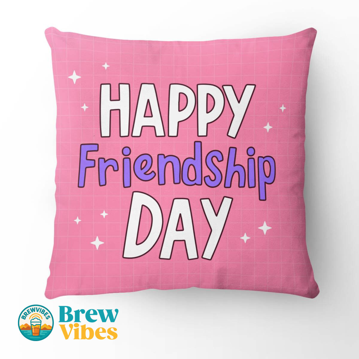 Happy Friendship Day Pillow