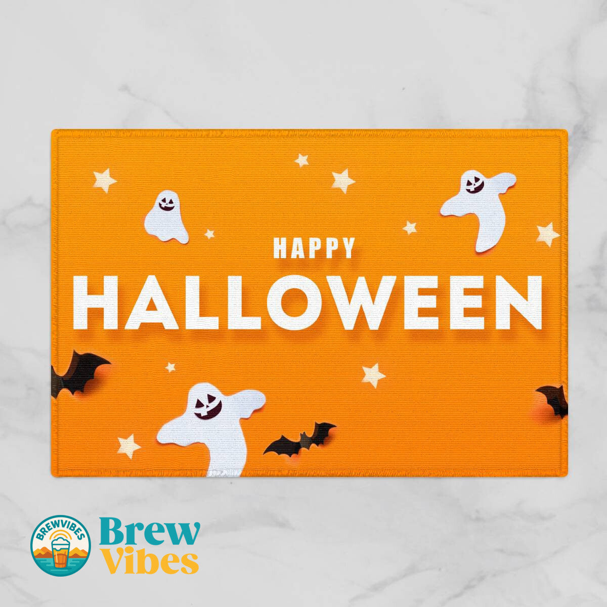 Happy Halloween Door Mat