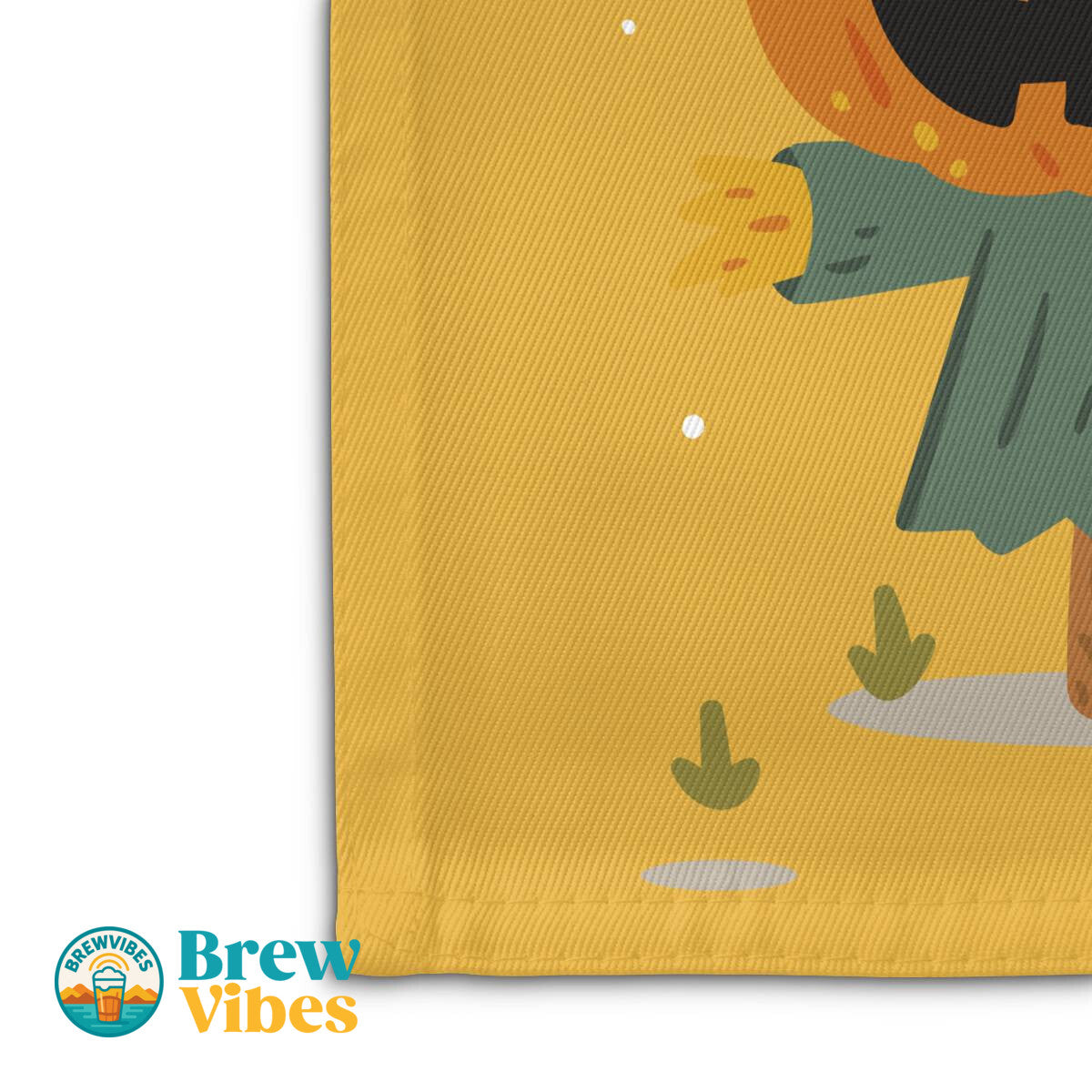 Happy Halloween Cute House Flag