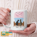 Personalize For 1 Cat - 2 Cat Mug