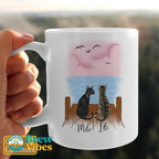 Personalize For 1 Cat - 2 Cat Mug