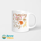 Camping Coffee And Dogs Mug