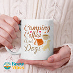 Camping Coffee And Dogs Mug