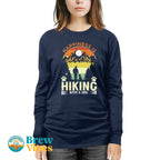 HappinessIs Hiking With A Dog Long Sleeve Tee
