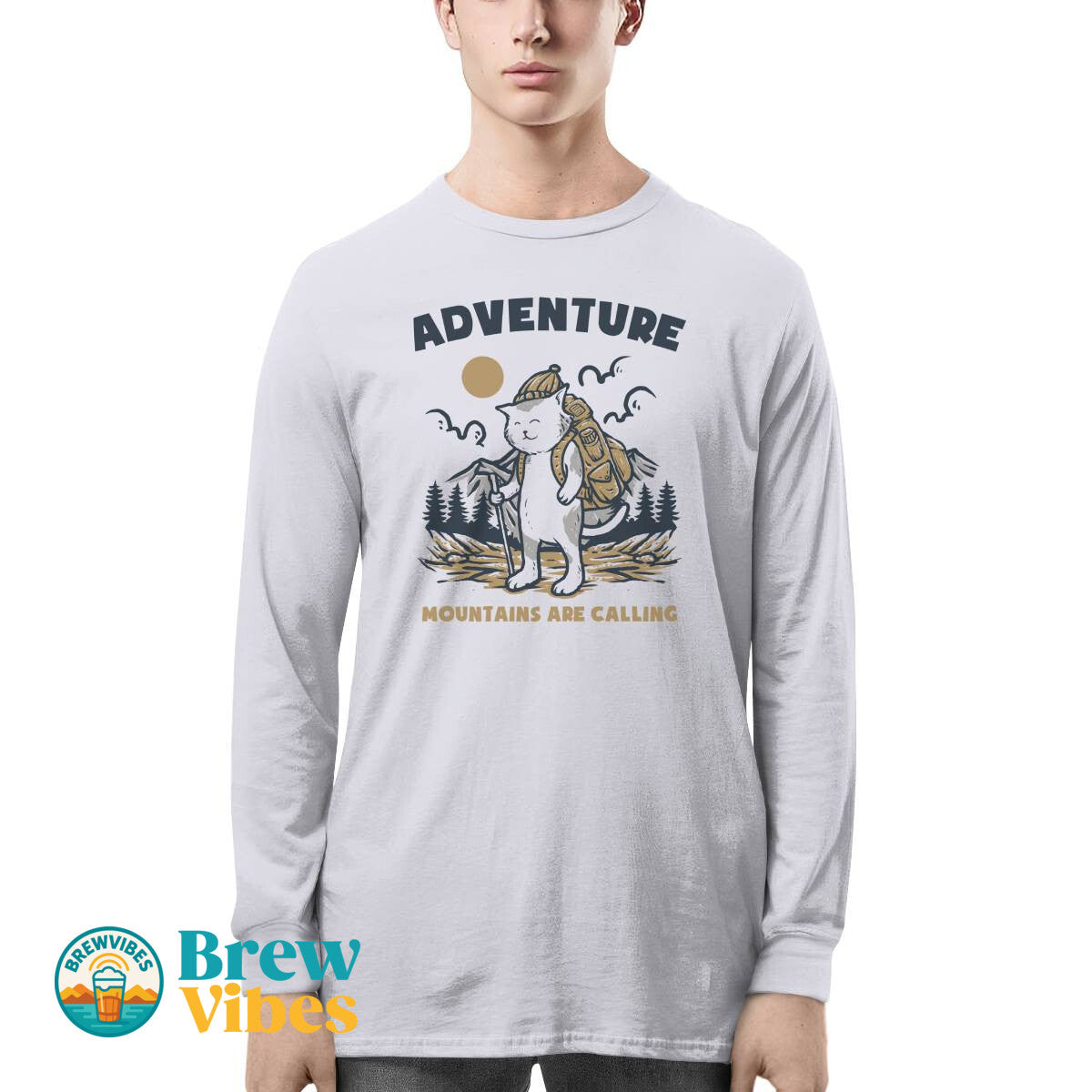 Adventure Mountains Are Calling Long Sleeve Tee