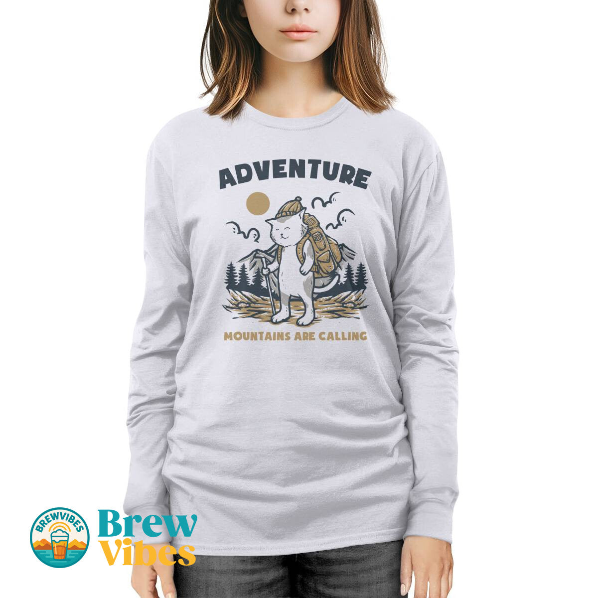 Adventure Mountains Are Calling Long Sleeve Tee