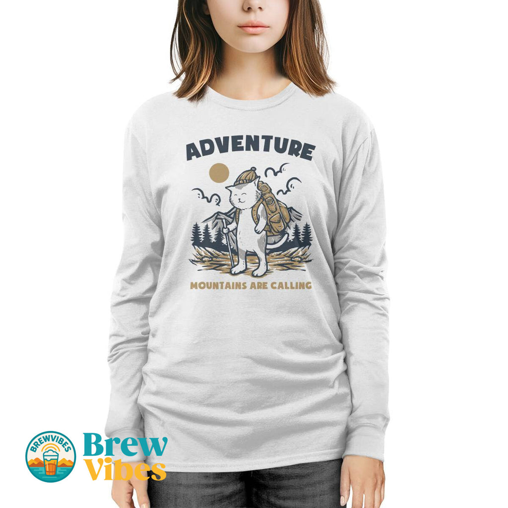 Adventure Mountains Are Calling Long Sleeve Tee