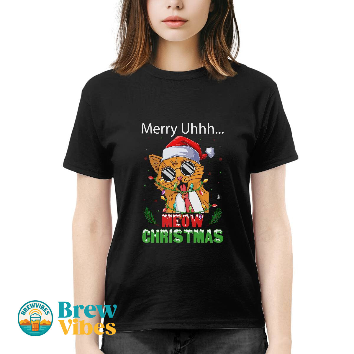 Merry Meow Christmas T-shirt
