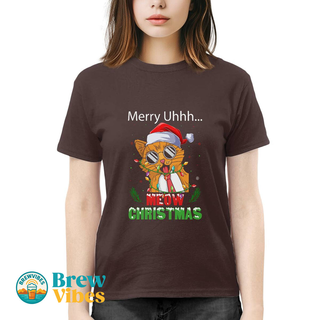 Merry Meow Christmas T-shirt