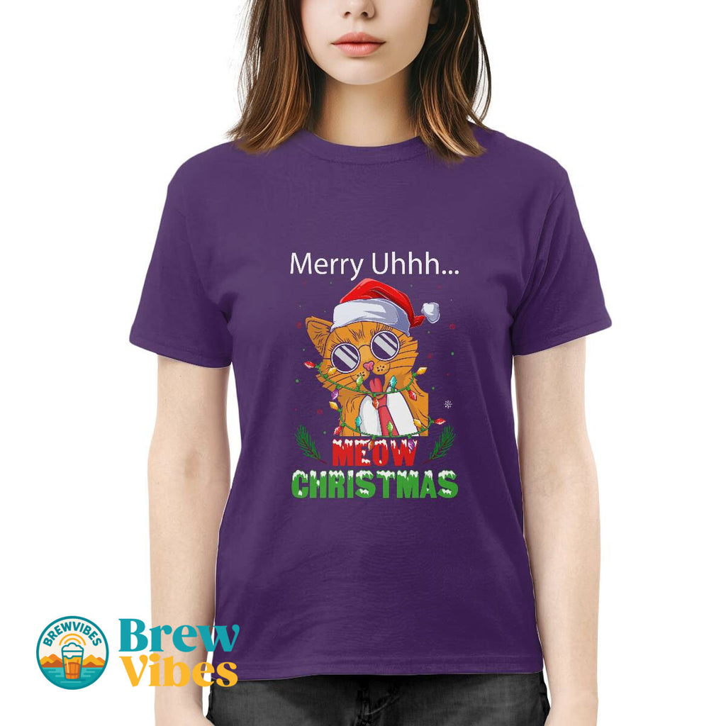 Merry Meow Christmas T-shirt