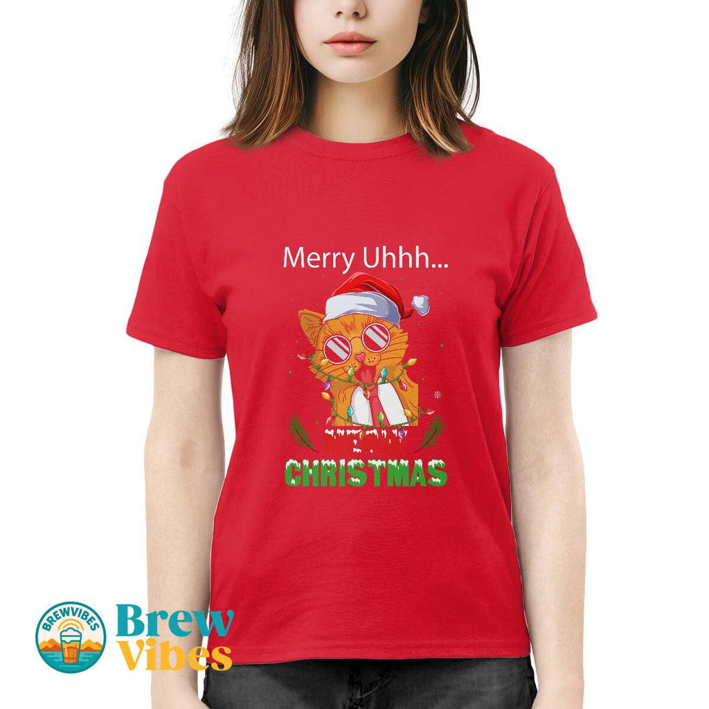 Merry Meow Christmas T-shirt