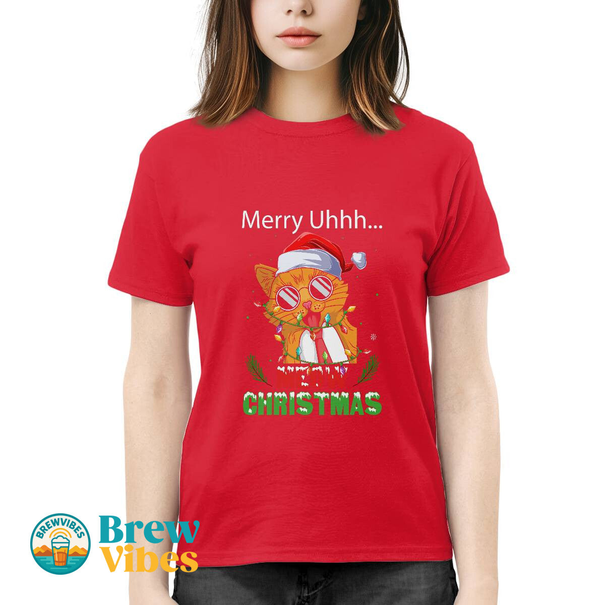 Merry Meow Christmas T-shirt