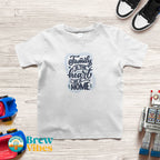 Family Quote - Family Is The Heart Of A Home Kids T-shirt