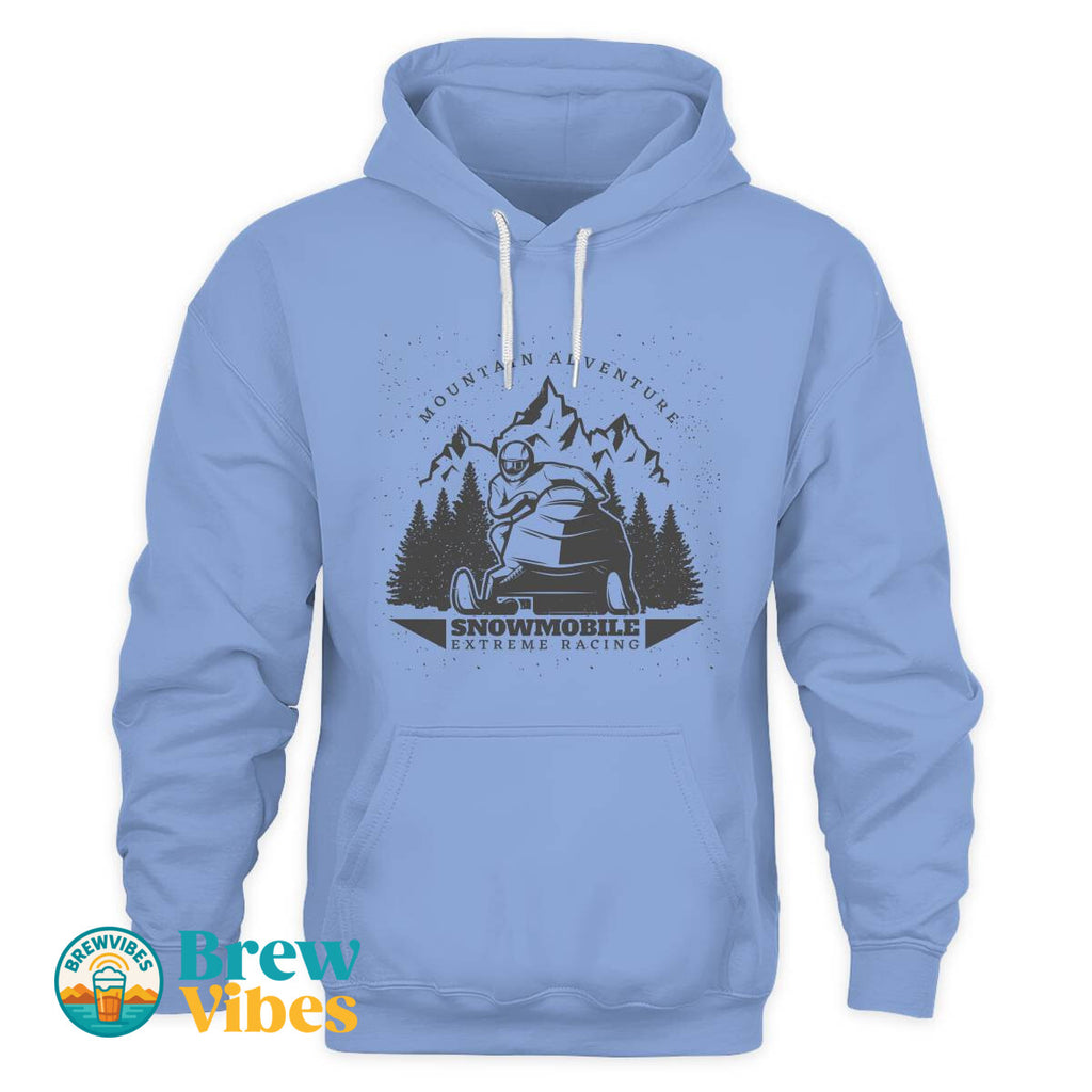 Mountain Adventure Snowmobile Extreme Racing Hoodie