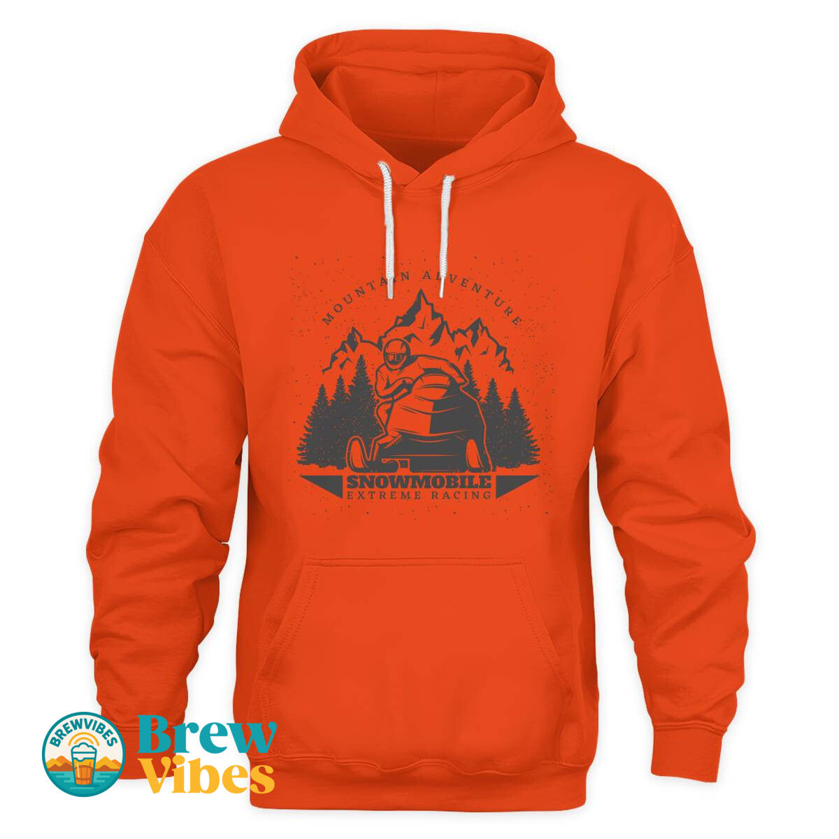 Mountain Adventure Snowmobile Extreme Racing Hoodie