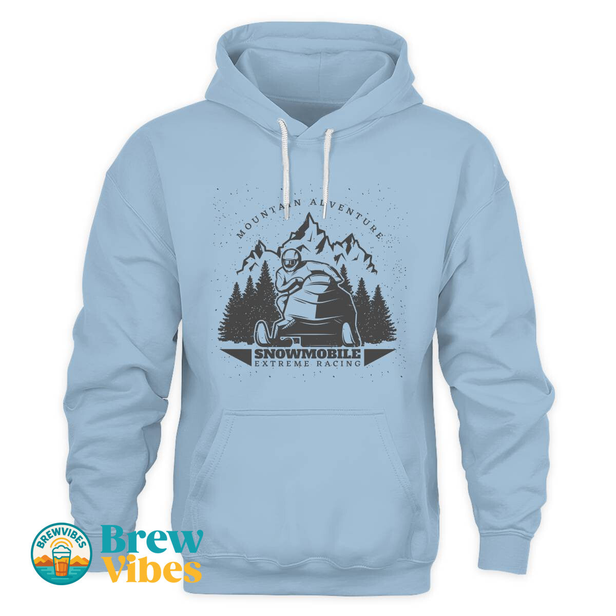 Mountain Adventure Snowmobile Extreme Racing Hoodie