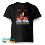 Santa Is Comming - Bicycle Kids T-shirt