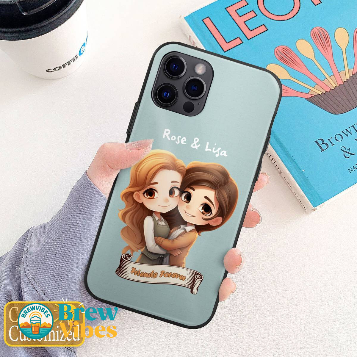Friends Forever with Names Iphone Case