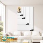 Beautiful in White with Your Photo Portrait Canvas