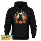 Halloween Cat Hoodie with Name