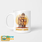 Personalized Your Family's Name for Four Peoples Mug
