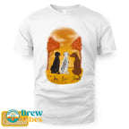 Personalize For 3 Dogs T-shirt