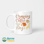 Camping Coffee And Dogs Mug