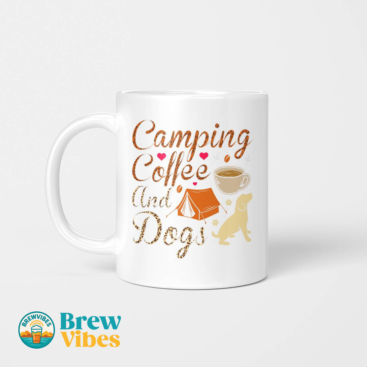 Camping Coffee And Dogs Mug