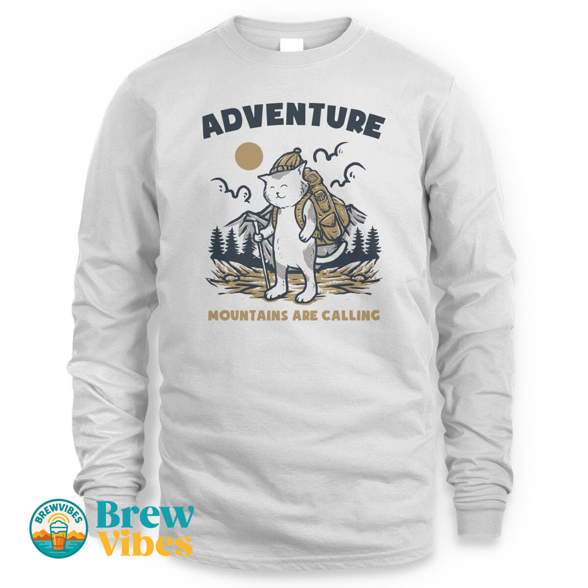 Adventure Mountains Are Calling Long Sleeve Tee
