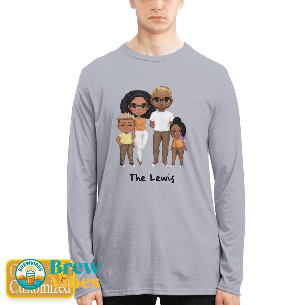 Pesonalized Family Long Sleeve Tee