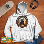 Halloween Cat Hoodie with Name