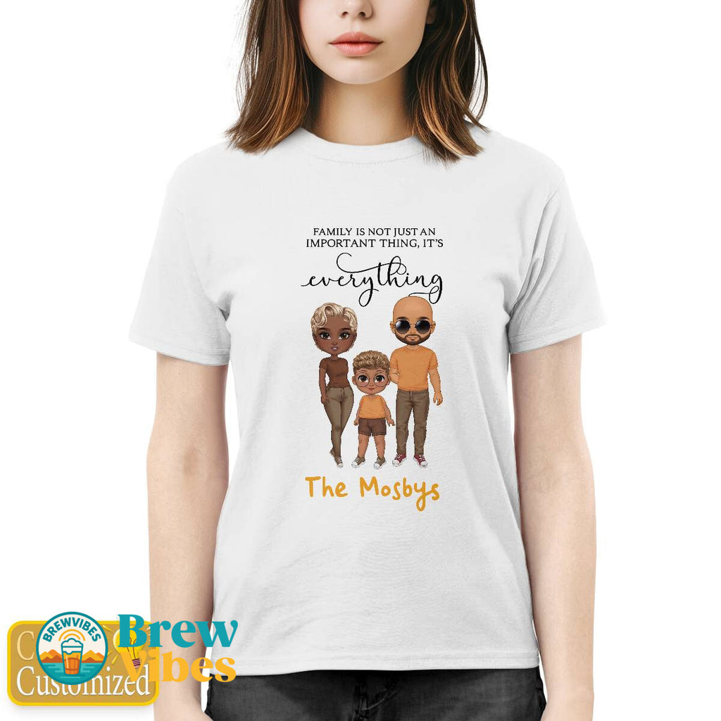 Family Quotes with Name T-shirt