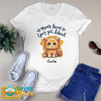 "Never Leave Your Pet Behind" Quotes with Name Tee