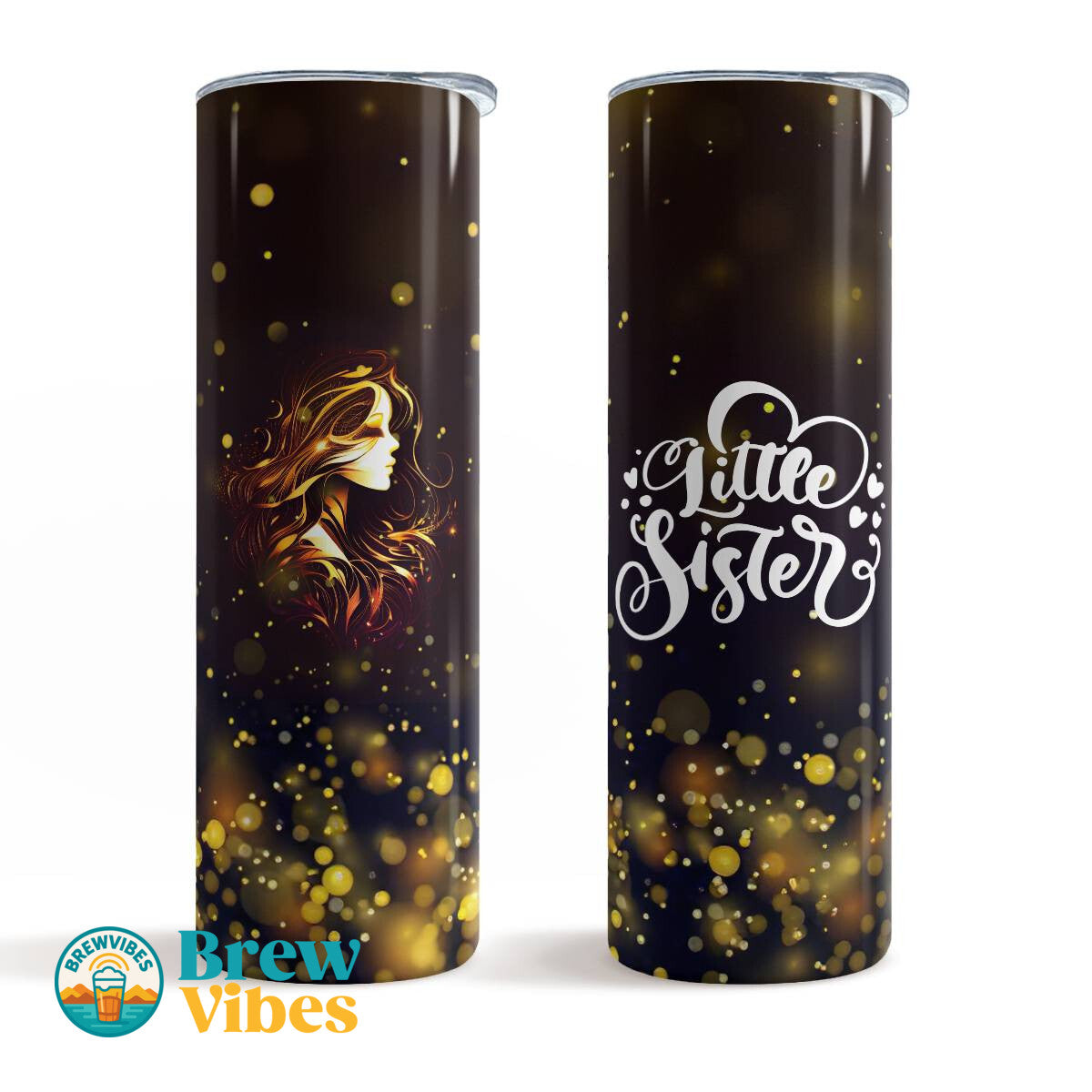 Girl Gold - Little Sister Skinny Tumbler