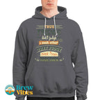 Friends Quote - True Friends Don't Judge Each Other They Judge Other People Together Unisex Hoodie