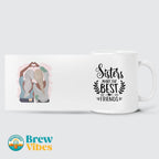 Girl Hands Love - Sisters Make The Best Friends Mug