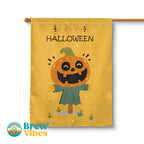 Happy Halloween Cute House Flag