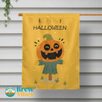 Happy Halloween Cute House Flag