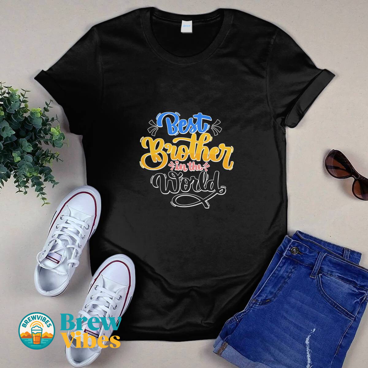 Brother Quote - Best Brother in The World T-shirt