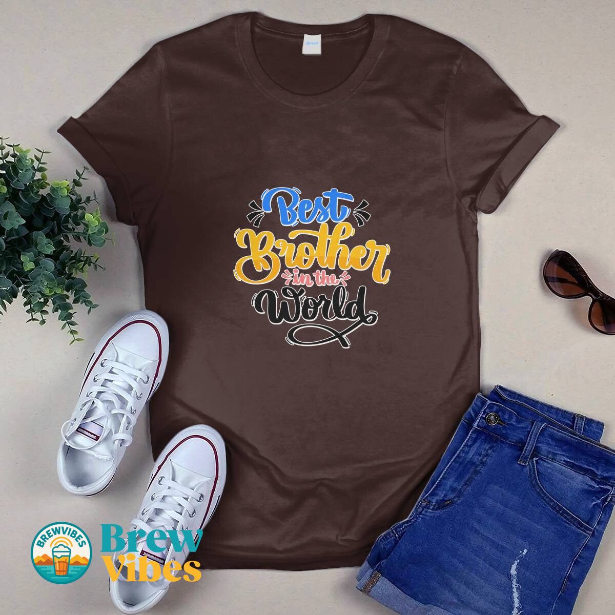 Brother Quote - Best Brother in The World T-shirt