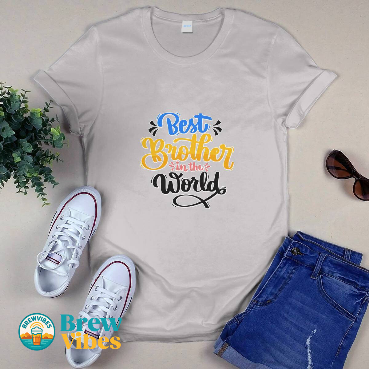 Brother Quote - Best Brother in The World T-shirt